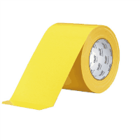 工事用布粘着テープＮｏ．８００２　黄　１００ｍｍ×２５ｍ
