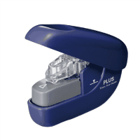 針なしホッチキス　ペーパークリンチ　ブルー　５個