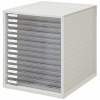 レターケース１４段浅型　ＬＣＥ－１４Ｓ　ホワイト