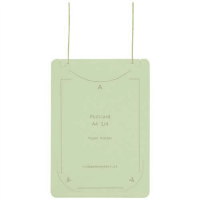 オール紙製イベント名札　ＣＴ－Ｅ４グリーン