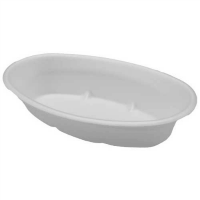 発泡カレー皿　本体　５０個入　Ｇ－３２