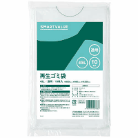 再生ゴミ袋　透明　４５Ｌ　１０枚　Ｎ０１９Ｊ－４５