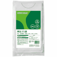 再生ゴミ袋　白半透明　２０Ｌ　１０枚　Ｎ０２０Ｊ－２０