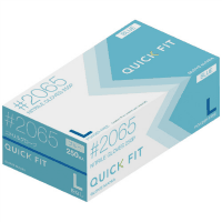 ニトリル手袋　クイックフィット粉なし　Ｌ