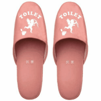 エンゼルトイレスリッパ　Ｍ　ピンク