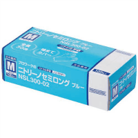 ニトリーノセミロング　ブルー　Ｍ　１００枚