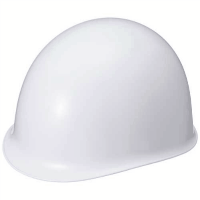 ヘルメット　つばなし　ホワイト