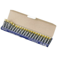 東芝アルカリ乾電池　単４形　フィルム無　２０本１箱