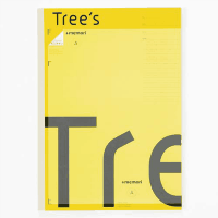 Ｔｒｅｅｓ　Ａ４　Ｐメモリ　Ａ罫４０枚　イエロー