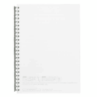 オープンリングノート　Ａ５　クリヤー　３０枚　Ｎ２７２４－１