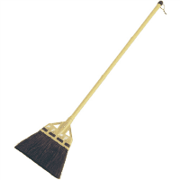黒シダほうき　ちどり　長柄