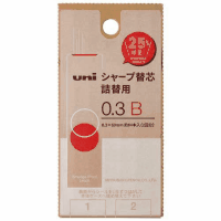 シャープ替芯詰替え用２回　０．３Ｂ　ＵＬＳＤ０３ＴＫ２Ｂ