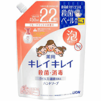 ＜泡＞キレイキレイ泡ハンドソープ　詰替　４５０ｍＬ　フルーツ