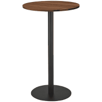 テーブル　ハイ　丸形　Φ６００　ウォルナット