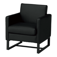 応接チェア　ＲＦＳＳＦ２－Ｌ１ＰＢＫ　ブラック