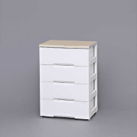 ウッドトップチェスト　４段　ＨＧ－５５４　ホワイト
