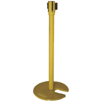 ベルト付きポールくぼみ型　イエロー