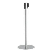 ベルトパーテーションスタンドＵＮ（１本入り）ステン　赤