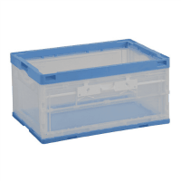 オリタタミコンテナ　ＣＢ－７５　２面扉　青