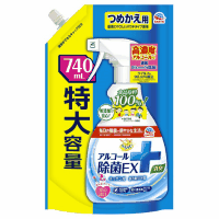 らくハピ　アルコール除菌ＥＸ　詰替　７４０ｍＬ