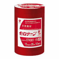 セロテープＮｏ４３０赤　１５ｍｍ　１０巻　ＣＴ４３０１－１５