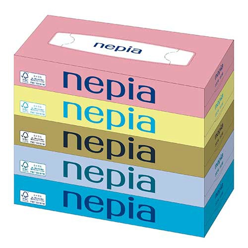 ネピアティシュ　１５０組　５箱