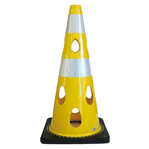 穴あきコーン　イエロー