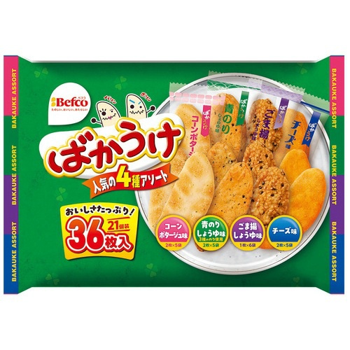 ばかうけ４種アソート　３６枚入