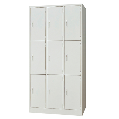 ロッカー9人用　アジャスター付き JY-09-AJ