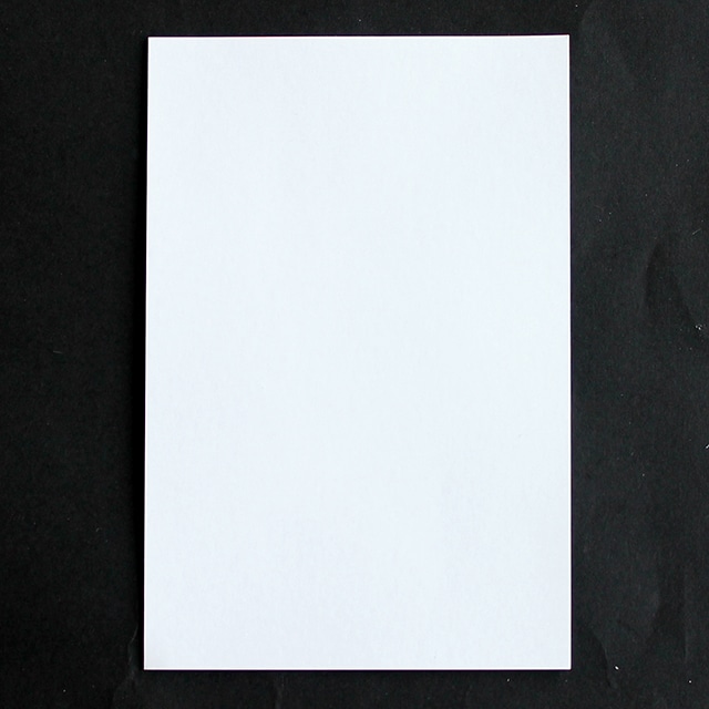 はがき　スリトリ　無地