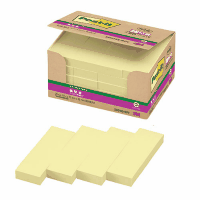 ポスト・イットエコノＰ　強粘着パステル　７５×２５ｍｍ　黄