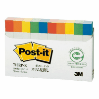 ポスト・イット再生紙見出し　レインボー　７１０ＲＰ－Ｒ