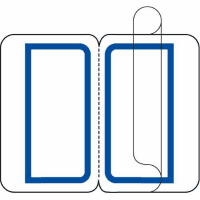 インデックスラベルフィルム付中　青