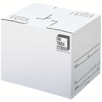 書類保存箱　ワンタッチストッカーＣＬ－１　Ａ４・Ｂ４用１０個