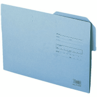 のびーるフォルダー　ＡＥ－５０ＮＦ　Ａ４横　青　１０枚