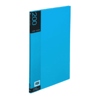 名刺ホルダー　ＮＰＰ－２００　Ａ４　１１ｍｍ　ライト青