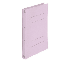 フラットファイル再生樹脂綴具　Ａ４縦　バイオレット　１０冊