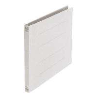 フラットファイル再生樹脂綴具Ａ４横　グレー　３０冊