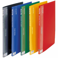 クリヤーブックＡ４縦　１０ポケット　イエロー