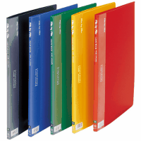 クリヤーブックＡ４縦　４０ポケット　イエロー