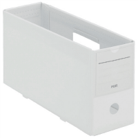 ＰＰボックスファイル＋ハーフサイズ　ホワイト