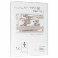 マイホルダー２０Ｐ　ＭＣ２０２－１７　Ａ４Ｓ　クリア