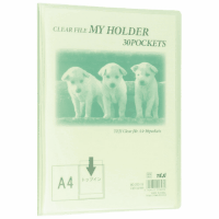 マイホルダー３０Ｐ　ＭＣ２０３－１５　Ａ４Ｓ　Ｌグリーン