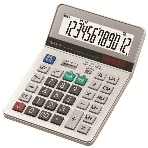 環境配慮電卓　セミデスクトップ　ＥＬ－Ｓ７６２Ｋ