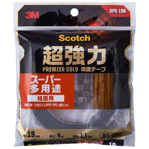 超強力両面テープスーパー多用途１９ｍｍ×４ｍ　ＳＰＲ－１９Ｒ