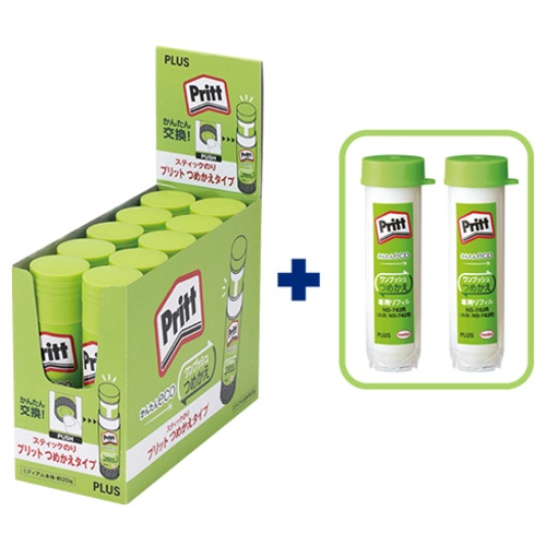 Ｐｒｉｔｔ詰替１０個＋替え２個　ＮＳ－７４２－１０Ｐ