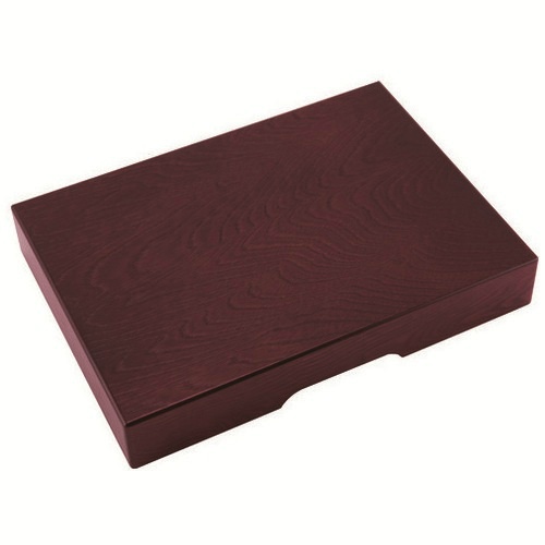 決裁箱　Ｔ－２４　Ａ４　木製　ローズ塗
