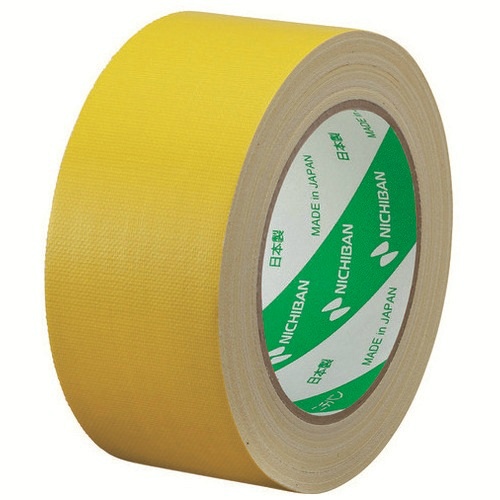 カラー布テープ　５０ｍｍ×２５ｍ　１０２ＲＮ２－５０　黄色