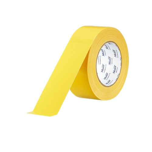 工事用布テープ　Ｎｏ．８００２　黄　５０ｍｍ×２５ｍ　３０巻