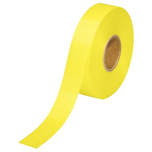 カラーリボン　１８ｍｍ×２５ｍ　Ｂ８１８Ｊ－ＹＬ　黄